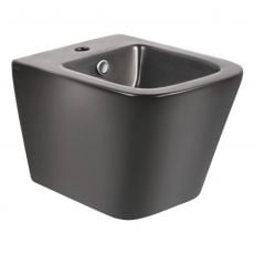Биде подвесное Qtap Tern черное (QT1755052FMB)