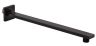 Душевой кронштейн Qtap Trubice 400NB-1 черный матовый (QTTRB400NB1)