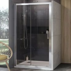 Душові двері Ravak 10` 120 см 10DP2-120 полірований алюміній+transparent (0ZVG0C00Z1)