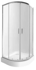 Душова кабіна Qtap Taurus Clear 90x90 см на дрібному піддоні Uniarc (TAUCRM1099AC6UNIA309915)