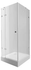 Душова кабіна Qtap Capricorn Clear 100x100 см на дрібному піддоні Unisquare (CAPCRM1011SC6UNIS301115)