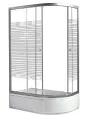 Душова кабіна з глибоким піддоном RJ LUX 120x80 см ліва (120RZ100LiniaL)