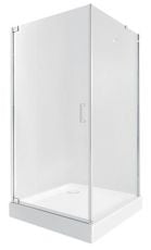 Душова кабіна Qtap Aquarius 90x90 см CRM1099SC6 Clear на дрібному піддоні Tern (AQUACRM1099SC6SET)