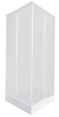 Душова кабіна Qtap Taurus 90x90 см WHI1099SC6 Clear на дрібному піддоні Tern (TAUWHI1099SC6SET)