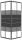 Душова кабіна RJ BLACK VELUM 90x90 см чорна матова (90BRZ082Linia)