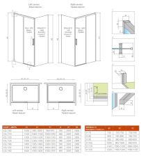 Душова кабіна Radaway Idea KDJ 100 см ліва (387040-01-01L) — фото 8
