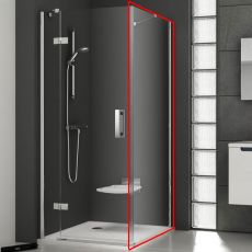 Нерухома стінка Ravak Smartline 80 см SMPS-80 R хром+transparent (9SP40A00Z1)