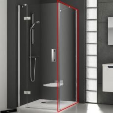 Нерухома стінка Ravak Smartline 90 см SMPS-90 L хром+transparent (9SL70A00Z1)