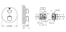 Душова система прихованого монтажу Grohe Grohtherm з Tempesta 250 (26416SC0) — фото 6