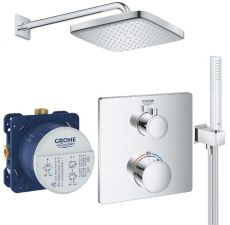 Душова система прихованого монтажу Grohe Grohtherm Сube з Tempesta 250 Cube (26415SC0)