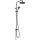 Душевая система Hansgrohe Vernis Blend Showerpipe 200 Reno EcoSmart чёрный (26099670)