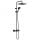 Душова система з термостатом Hansgrohe Vernis Shape Showerpipe 240 чорний матовий (26427670)