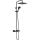 Душова система з термостатом Hansgrohe Vernis Shape Showerpipe 240 чорний матовий (26429670)