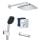 Душевая система скрытого монтажа с термостатом Grohe QuickFix Grohtherm SmartControl&Vitalio Comfort 250 Cube (UA202802C3)