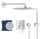 Душова система прихованого монтажу Grohe Eurocube з Rainshower Mono 310 Cube (25238000)