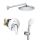 Душова система прихованого монтажу Grohe EuroEco Tempesta 250 (UA2939200L)