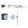 Душевая система скрытого монтажа с термостатом Grohe QuickFix Precision SmartControl (34875000)