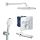 Душова система прихованого монтажу для ванни Grohe SmartControl Tempesta 250 Cube (UA26415SC6)