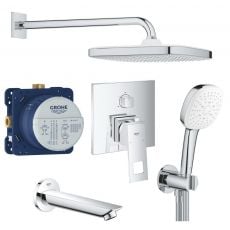 Душевая система для ванны Grohe Eurocube Tempesta 250 Cube (UA26417SC0)