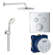 Душова система для ванни Grohe Grohtherm SmartControl з Tempesta 250 (UA26416SC1)