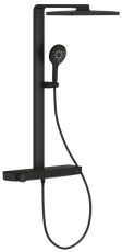 Душова система з термостатом Grohe Rainshower Aqua Pure Eco фантомна чорна (100961KF00)