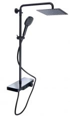 Душевая система Qtap Sloup черная матовая (QTSL57T105VNKBB)