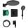 Душова система Hansgrohe Raindance Alive S 300 1jet чорна матова (24630670)
