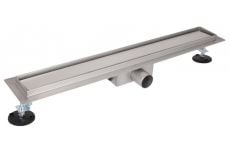 Лінійний трап із нержавіючої сталі Qtap Taurus Tile900 90 см (QTTAUTILE900)