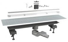 Душовий трап з решіткою під плитку Imprese i-FLOW С 80 см (d12880001C)