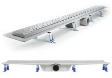 Душовий канал з решіткою Краплі Styron 40 см (STY-D-40)