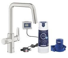 Стартовий комплект Grohe Blue Pure Via суперсталь (30559DC0)