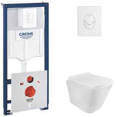 Набір інсталяціі 4в1 Grohe Rapid SL 38722001 з унітазом Qtap Tern QT1733052ERW (38722001QT1733052ERW)