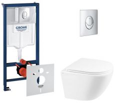 Набір інсталяціі 4в1 Grohe Rapid SL 38721001 з унітазом Qtap Robin (38721001QT1333046ERW)