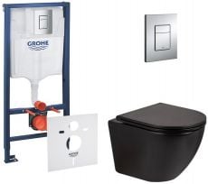 Набір інсталяціі 4в1 Grohe Rapid SL 38772001 з унітазом Qtap Robin (38772001QT1333046ERMB)