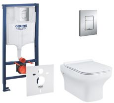 Набір інсталяціі 4в1 Grohe Rapid SL 38772001 з унітазом Qtap Cardinal (38772001QT0433C660HW)