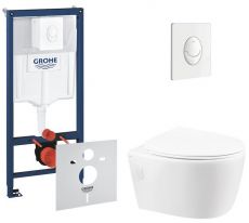 Набір інсталяціі 4в1 Grohe Rapid SL 38722001 з унітазом Qtap Leo (38722001QT11331002ERW)