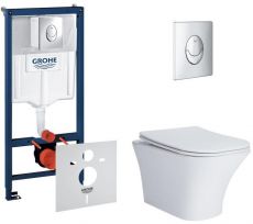 Набір інсталяціі 4в1 Grohe Rapid SL 38721001 з унітазом Qtap Presto (38721001QT24332615EW)