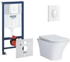 Набір інсталяціі 4в1 Grohe Rapid SL 38722001 з унітазом Qtap Presto (38722001QT24332615EW)