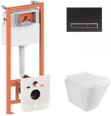 Набір інсталяціі 3в1 Qtap Nest QT0133M425 з унітазом Qtap Tern QT1733052ERW (QT1733052ERW0133M425M08V1091MB)