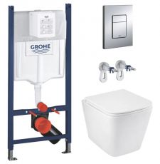 Комплект інсталяції з унітазом 4в1 Grohe Rapid SL Even + Kroner Eifel (3884966KE493436)