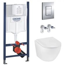 Комплект інсталяції з унітазом 4в1 Grohe Rapid SL Even + Kroner Harz (3884966KH493736)