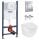 Комплект інсталяції з унітазом 4в1 Grohe Rapid SL Even + Kroner Harz (3884966KH493736)