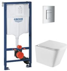 Комплект інсталяції з унітазом Grohe Rapid SL + Mixxus Premium Quadro-0301-T3 (38536001QUADRO0301T3)