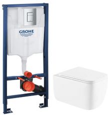 Комплект інсталяції з унітазом Grohe Rapid SL + Mixxus Premium DIVERSE-0301-T1 (38772001DIVERS0301T1)