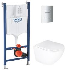 Комплект інсталяції з унітазом Grohe Rapid SL + Mixxus Premium ELLIPSE-0305-T3 (388400WGELLIPS0305T3)