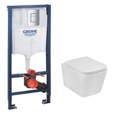 Комплект інсталяція з унітазом 4в1 Grohe Rapid SL + Kroner Eifel TORNADO (38772001KE483429)