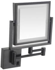 Косметичне дзеркало з LED-підсвіткою Volle de la noche чорне (2500.280804)