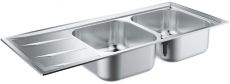 Кухонна мийка з нержавіючої сталі Grohe K400 матова (31587SD0)