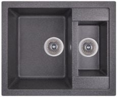 Кухонная мойка Lidz 615x500/200 BLA-03 черная (LIDZBLA03615500200)