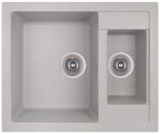Кухонная мойка Lidz 615x500/200 GRA-09 серая (LIDZGRA09615500200)